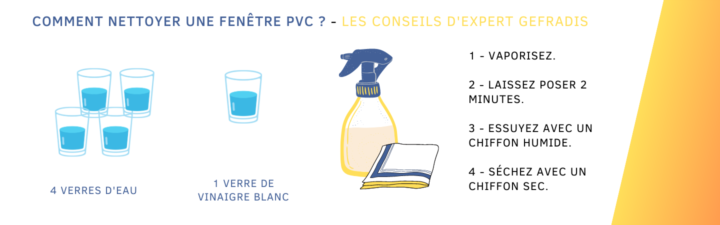 nettoyer une fenetre pvc vinaigre